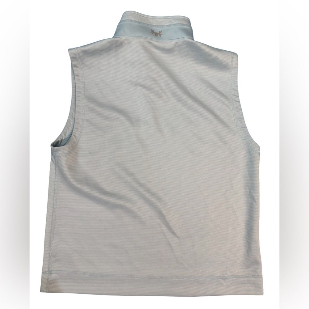 Hickey Freeman Sleeveless Quarter Zip Performance Top Men’s L Light Blue Vest - Picture 6 of 11